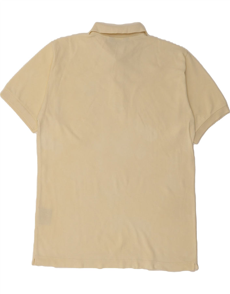 KAPPA Mens Polo Shirt Medium Beige Cotton Vintage Kappa and Second-Hand Kappa from Messina Hembry 