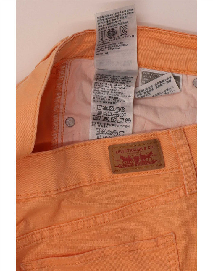 Levi's Womens Jegging Jeans W34 L32 Orange Cotton