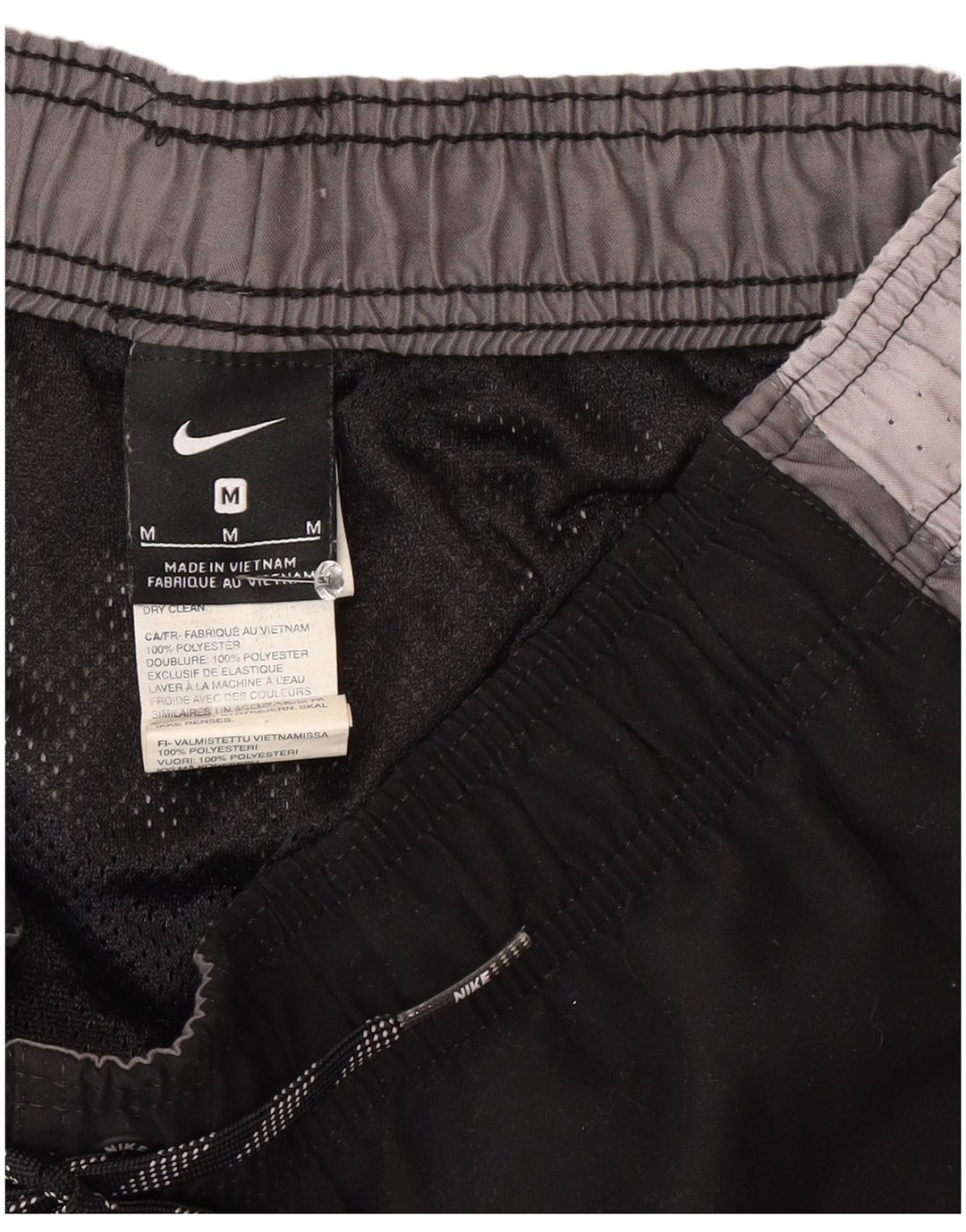 Nike Mens Sport Shorts Medium Black Colourblock Polyester