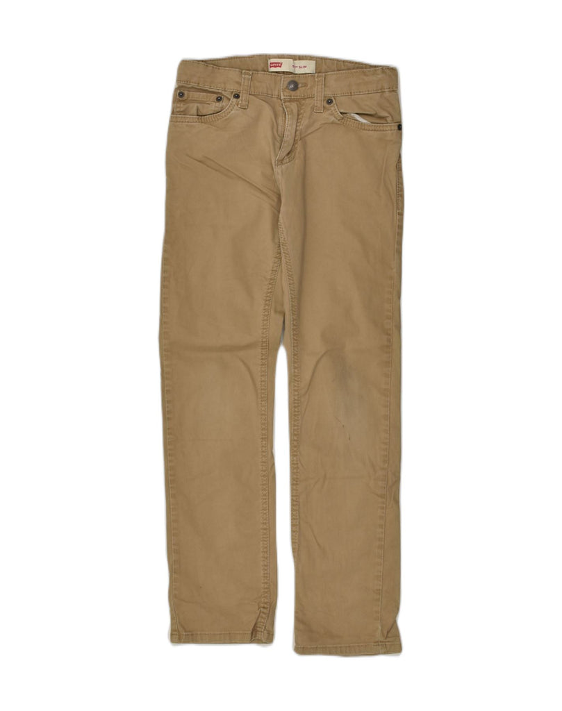 LEVI'S Boys Slim Casual Trousers 11-12 Years W26 L26 Beige Cotton | Vintage Levi's | Thrift | Second-Hand Levi's | Used Clothing | Messina Hembry 