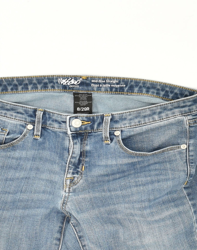 MOSSIMO Womens Straight Jeans W29 L31  Blue Cotton | Vintage Mossimo | Thrift | Second-Hand Mossimo | Used Clothing | Messina Hembry 