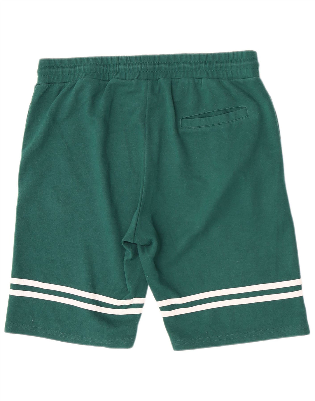 Kappa Mens Sport Shorts Large Green Striped Polyester