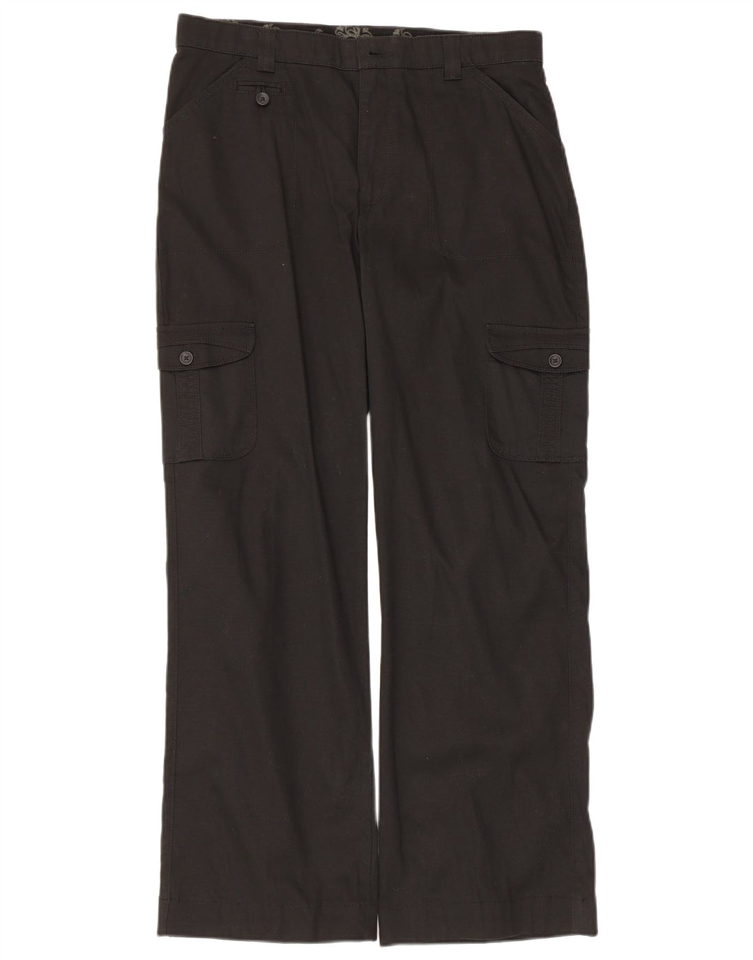 Lee Womens Straight Cargo Trousers W30 L30 Black