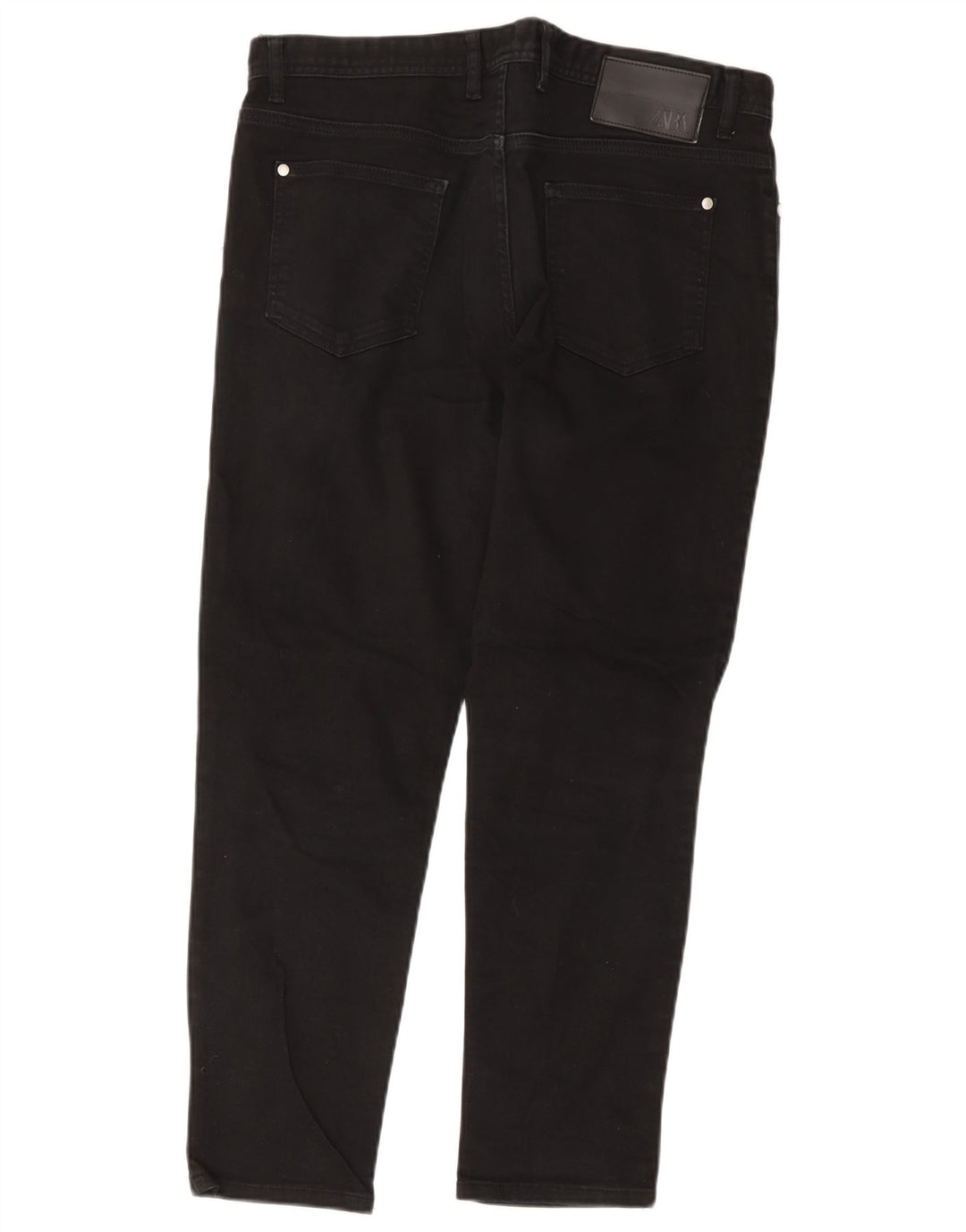 Zara Mens Slim Jeans EU 44 Large W34 L27 Black Cotton