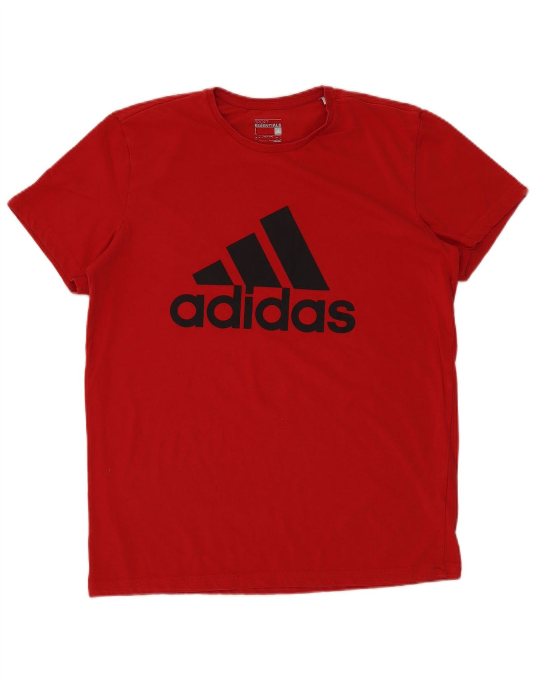 ADIDAS Mens Climalite Graphic T-Shirt Top Large Red Cotton