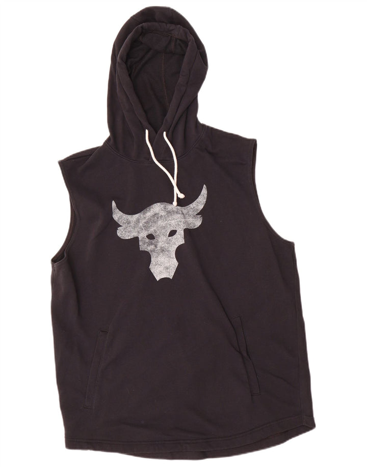 Under Armour Mens Graphic Hoodie Jumper Large Black