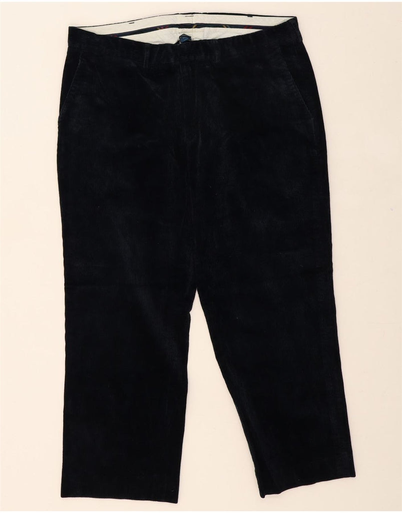 POLO RALPH LAUREN Mens Corduroy Cropped Trousers W38 L26  Navy Blue Vintage Polo Ralph Lauren and Second-Hand Polo Ralph Lauren from Messina Hembry 