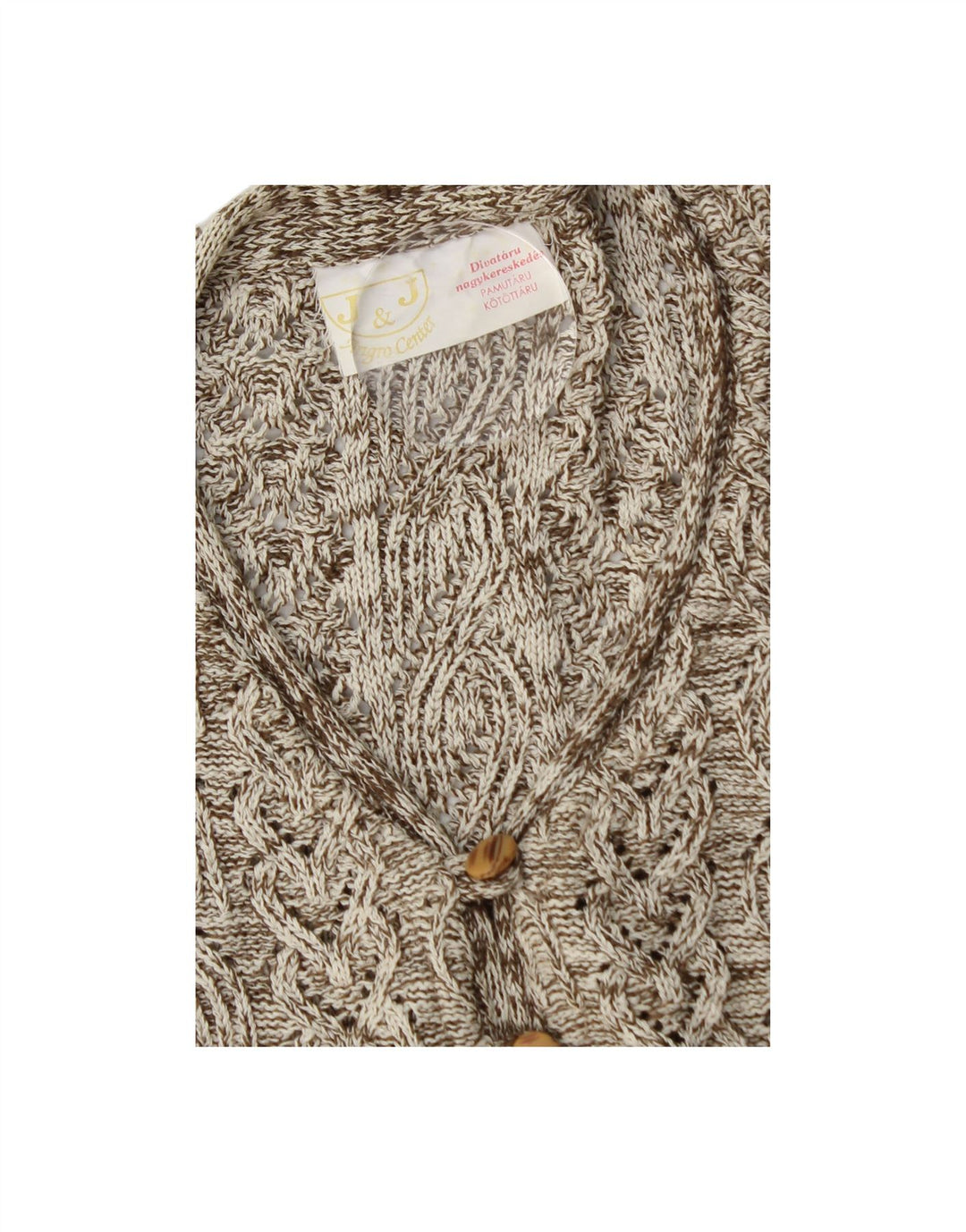 VINTAGE Womens Short Sleeve Cardigan Sweater UK 14 Medium Grey