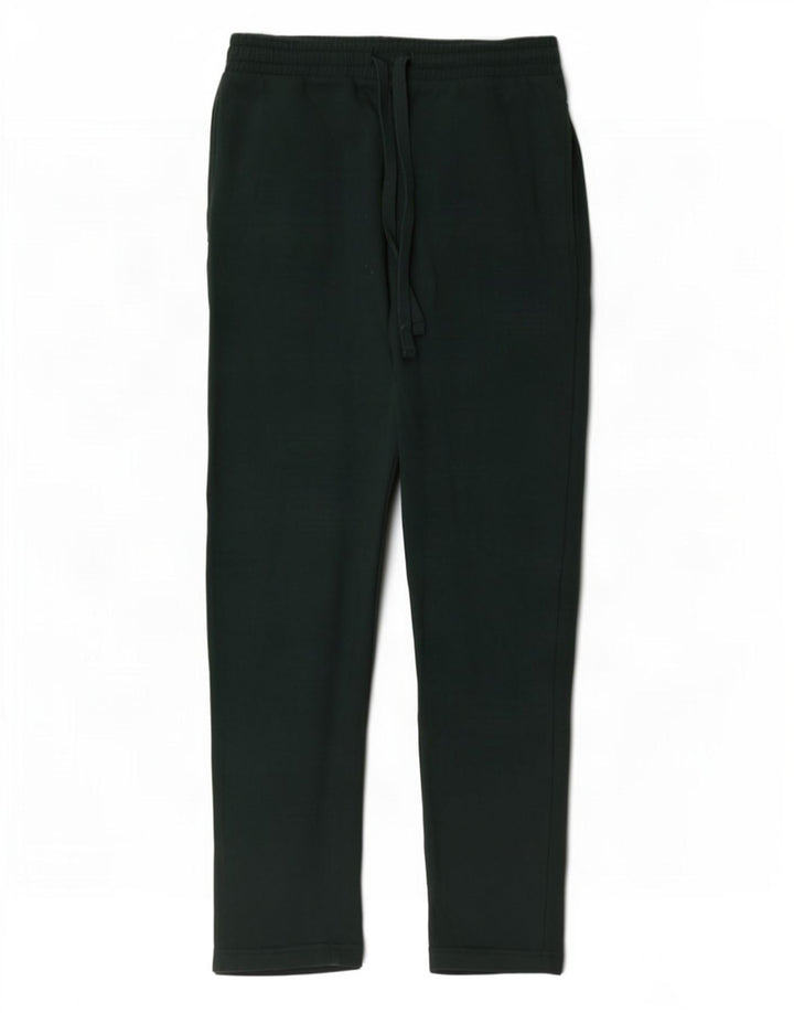 Marks & Spencer Mens Regular Fit Tracksuit Trousers Medium Green Cotton