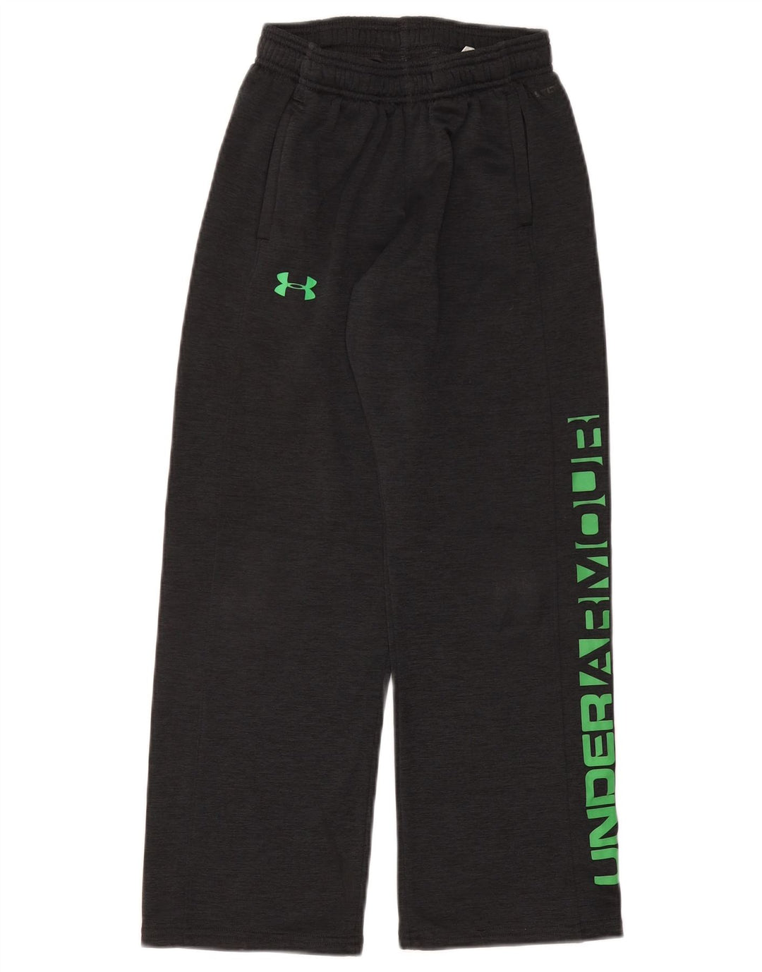 UNDER ARMOUR Boys Cold Gear Tracksuit Trousers 9-10 Years Medium Black