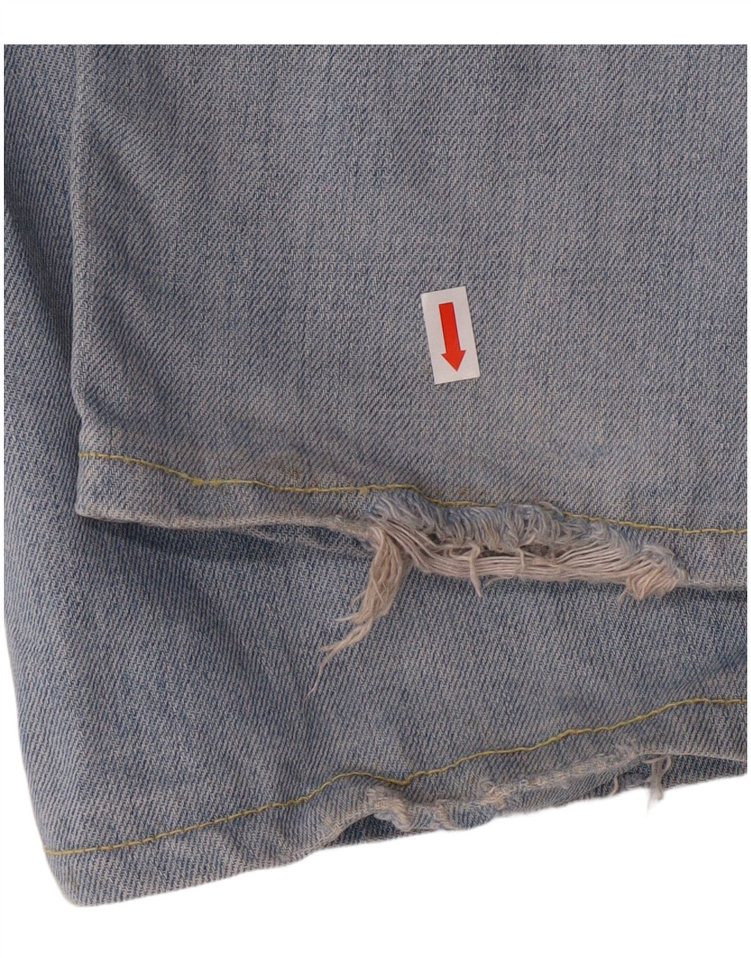 LEVI'S Mens 501 Straight Jeans W36 L31 Blue Cotton