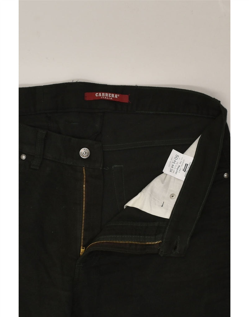 CARRERA Mens Straight Casual Trousers IT 50 Large W34 L27 Green Cotton | Vintage Carrera | Thrift | Second-Hand Carrera | Used Clothing | Messina Hembry 