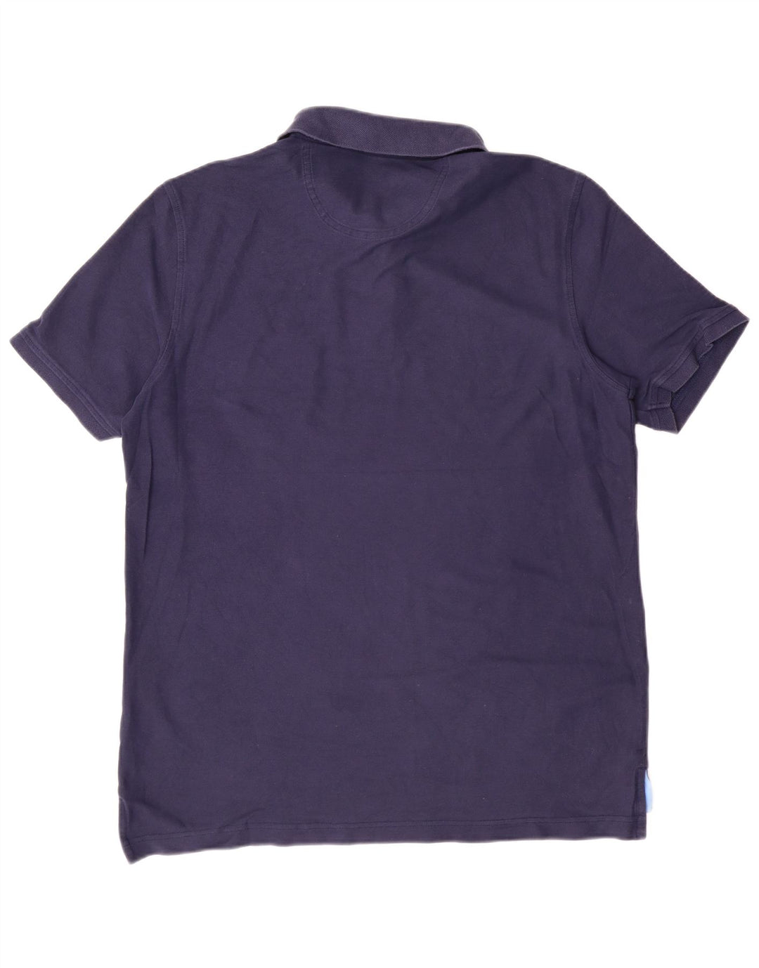 Izod Mens Polo Shirt Large Navy Blue Cotton