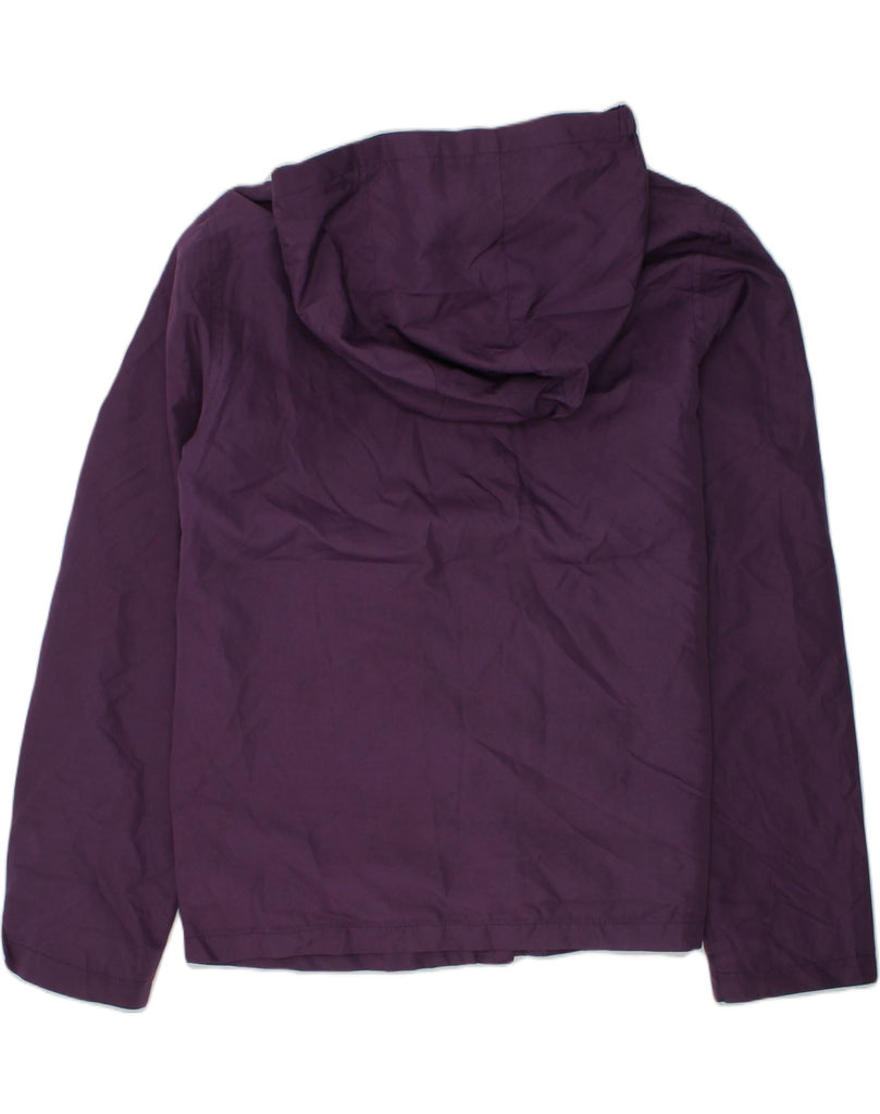 MOUNTAIN WAREHOUSE Girls Hooded Rain Jacket 11-12 Years Purple Polyester | Vintage Mountain Warehouse | Thrift | Second-Hand Mountain Warehouse | Used Clothing | Messina Hembry 