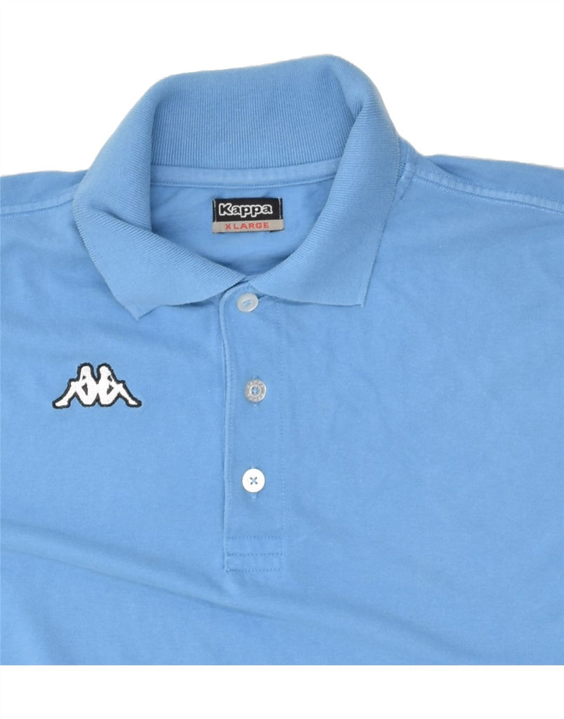 KAPPA Mens Polo Shirt XL Blue Cotton | Vintage Kappa | Thrift | Second-Hand Kappa | Used Clothing | Messina Hembry 