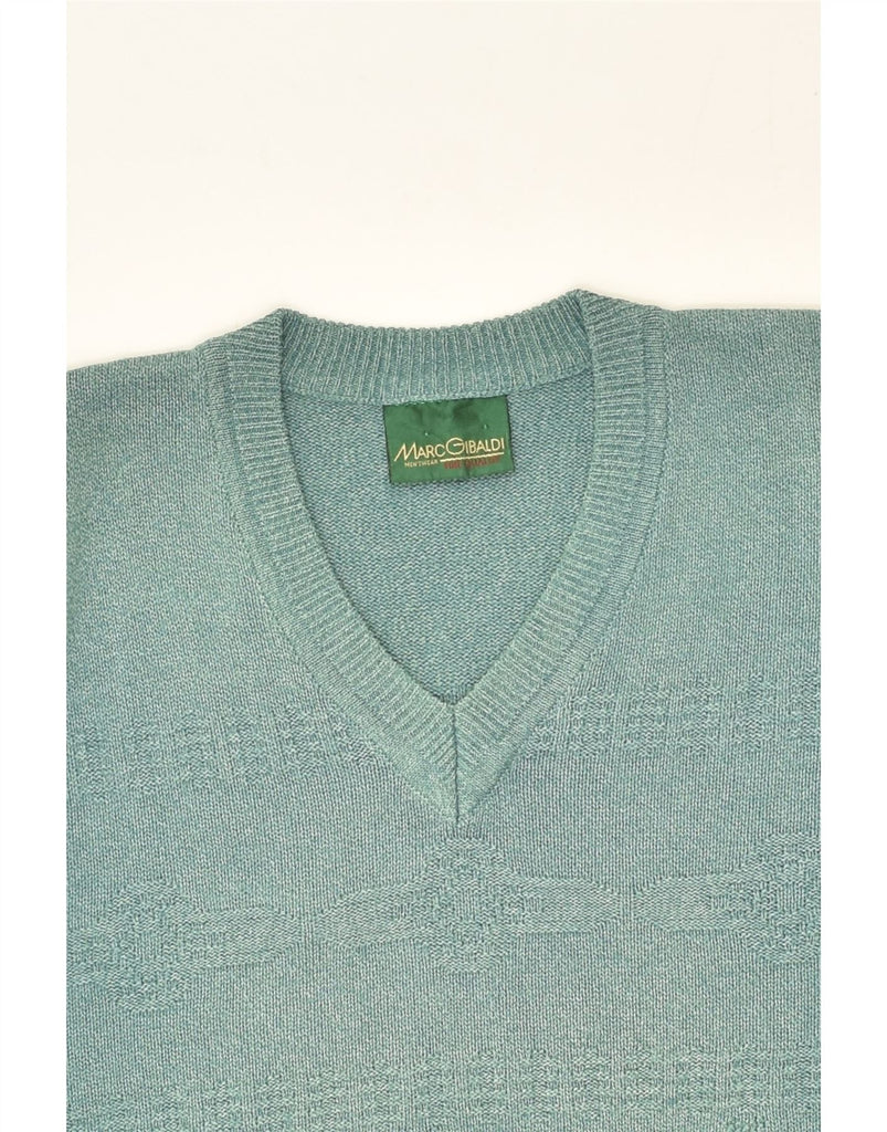 Mens V-Neck Jumper Sweater Medium | Vintage Vintage | Thrift | Second-Hand Vintage | Used Clothing | Messina Hembry 