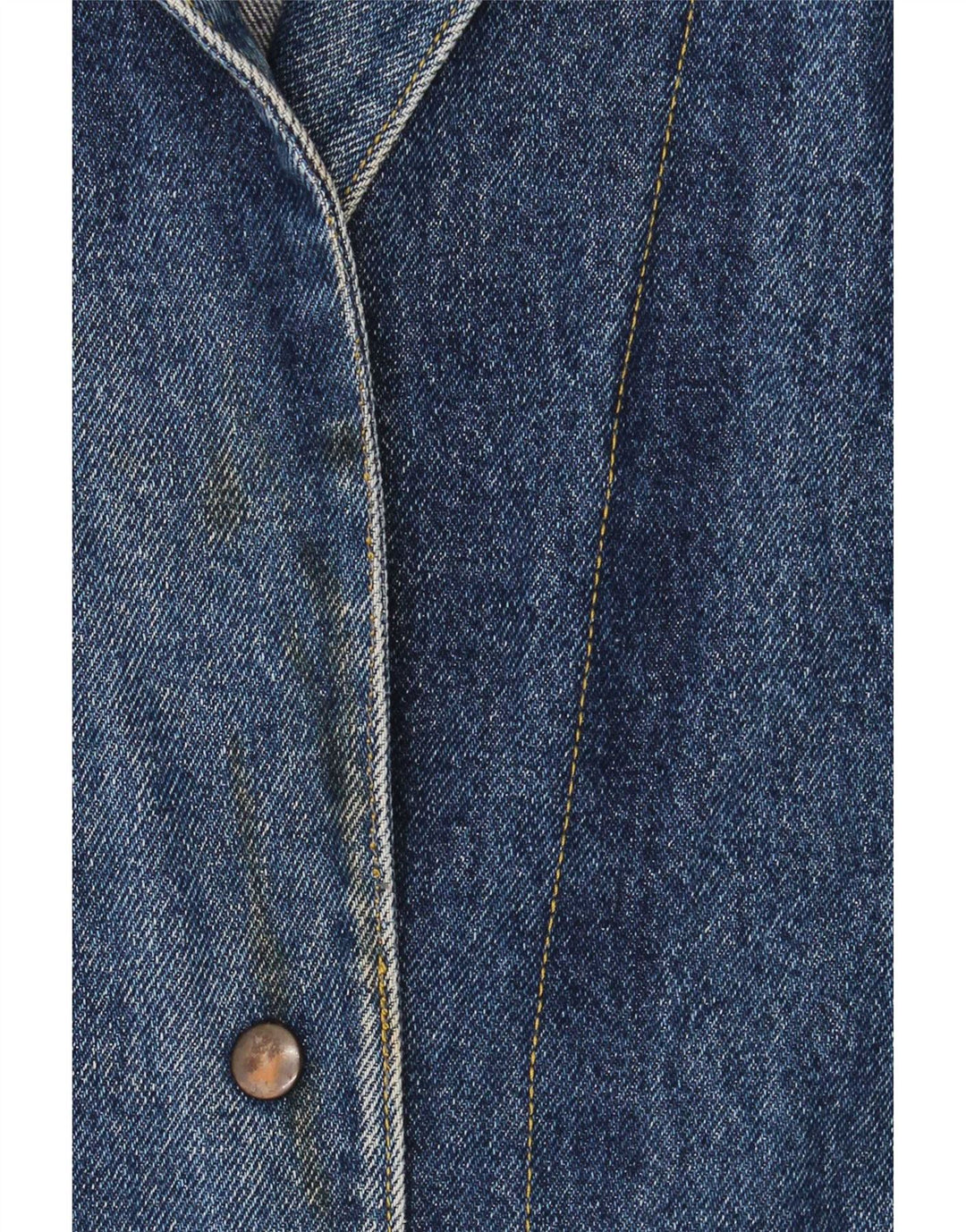 Vintage Womens Oversized 2 Button Denim Blazer Jacket UK 18 XL Blue