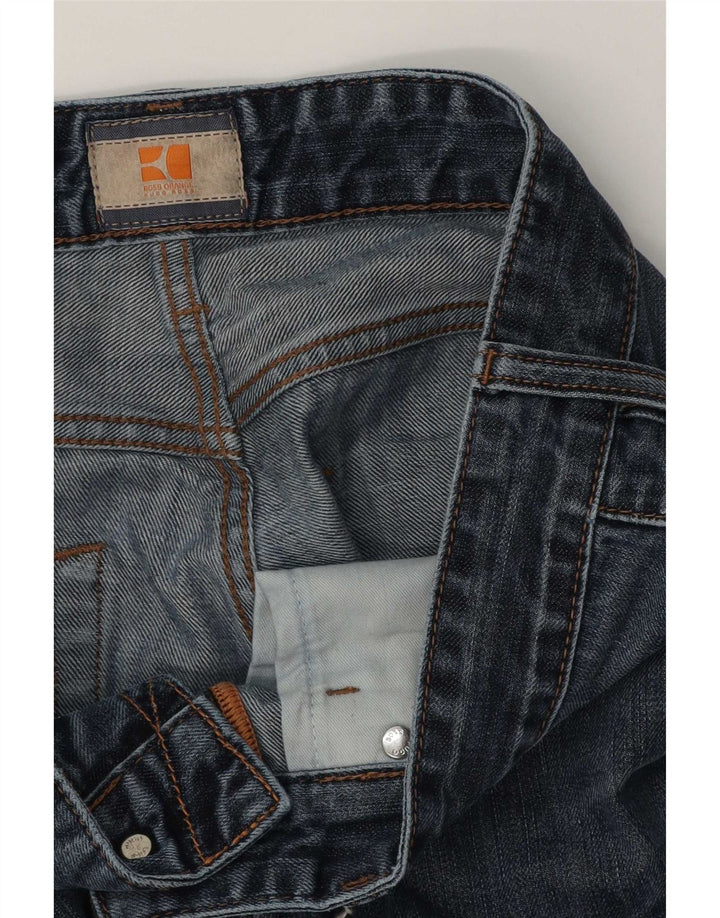 Hugo Boss Mens Straight Jeans W32 L30 Blue