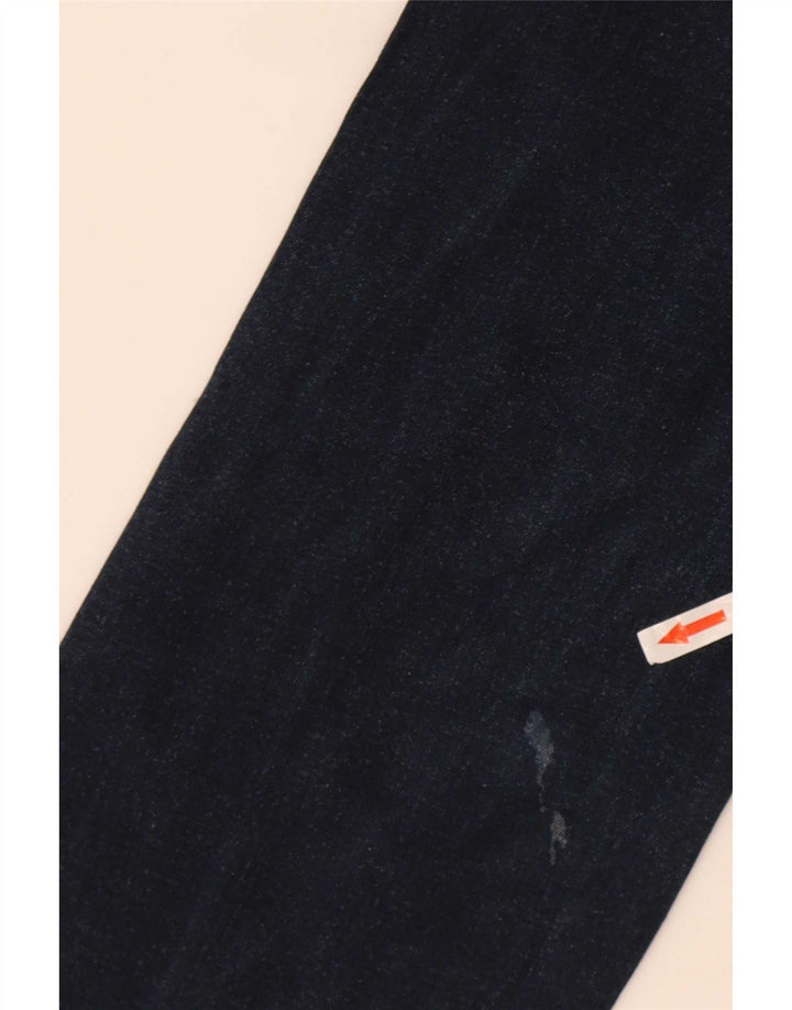 Dack's Mens Slim Jeans IT 46 Small W30 L29 Navy Blue Cotton
