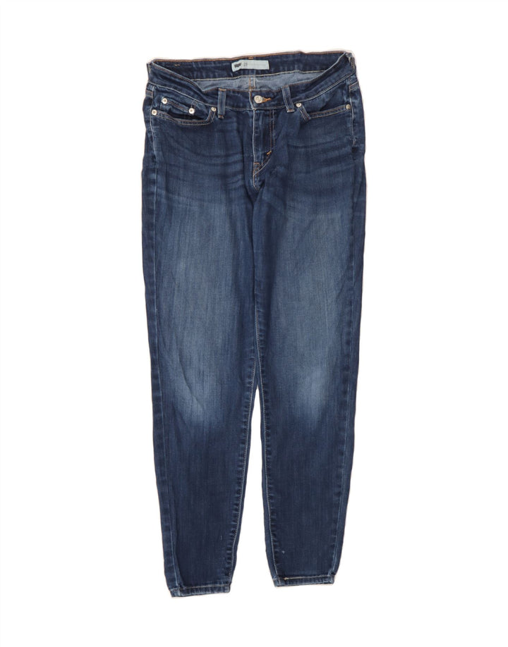 LEVI'S Womens Slim Jeans W29 L30  Blue Cotton Vintage Levi's and Second-Hand Levi's from Messina Hembry 