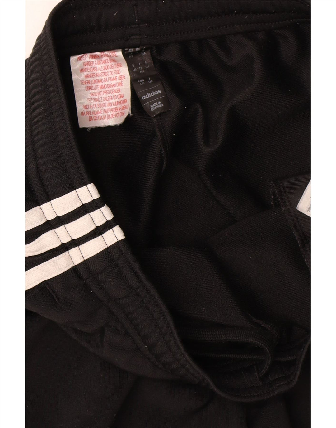 Adidas Boys Aeroready Tracksuit Trousers 13-14 Years  Black Polyester