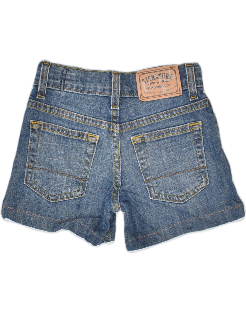 SIGNATURE BY LEVI'S Boys Denim Shorts 4-5 Years W22 Blue Cotton Classic | Vintage | Thrift | Second-Hand | Used Clothing | Messina Hembry 