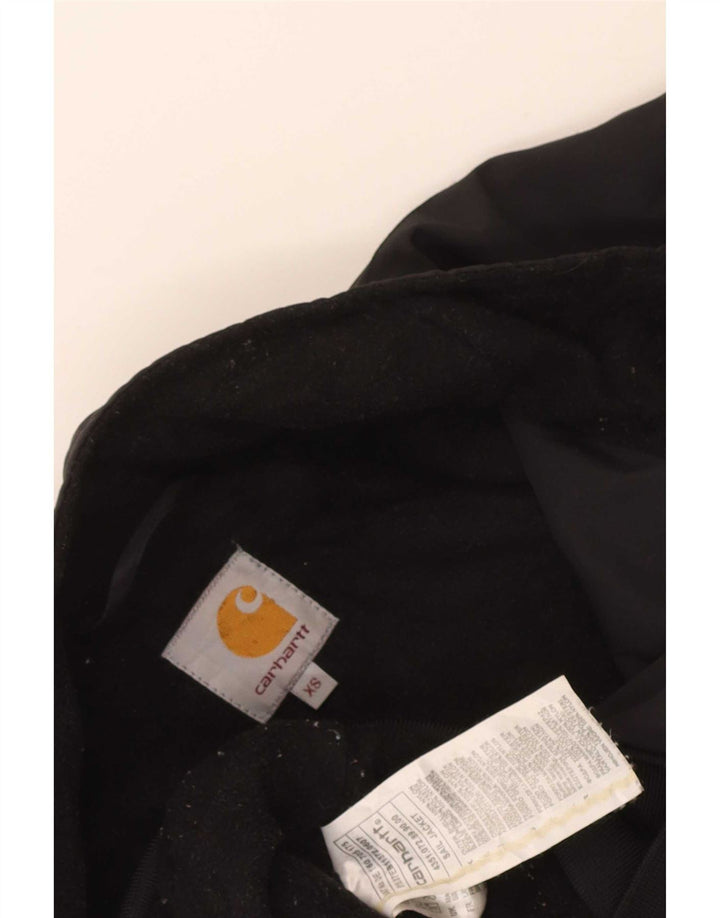 Carhartt Mens Bomber Jacket UK 34 XS Black Nylon