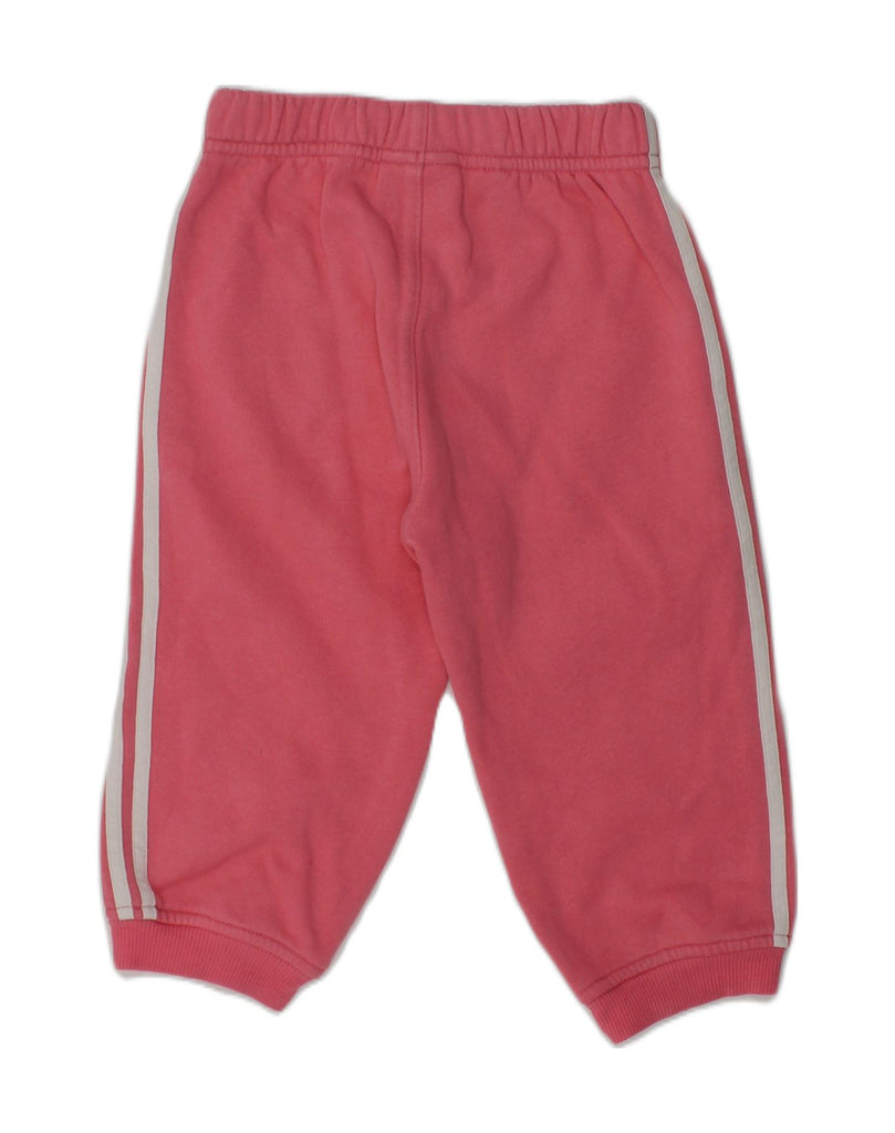 ADIDAS Baby Girls Joggers Trousers 12-18 Months Pink Cotton | Vintage Adidas | Thrift | Second-Hand Adidas | Used Clothing | Messina Hembry 