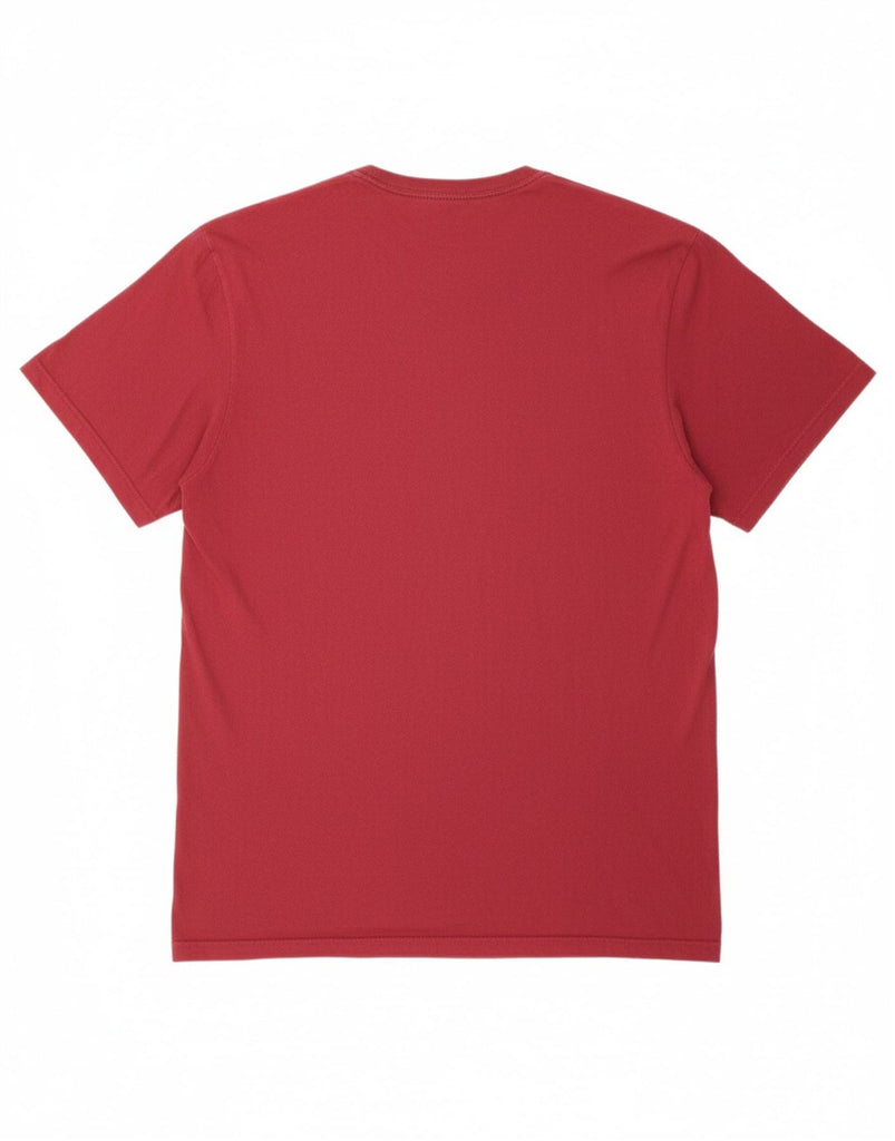 NIKE Mens Big & Tall Graphic T-Shirt Top XL Burgundy Cotton Vintage Nike and Second-Hand Nike from Messina Hembry 