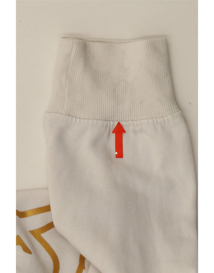 KAPPA Mens Graphic Sweatshirt Jumper Large Off White