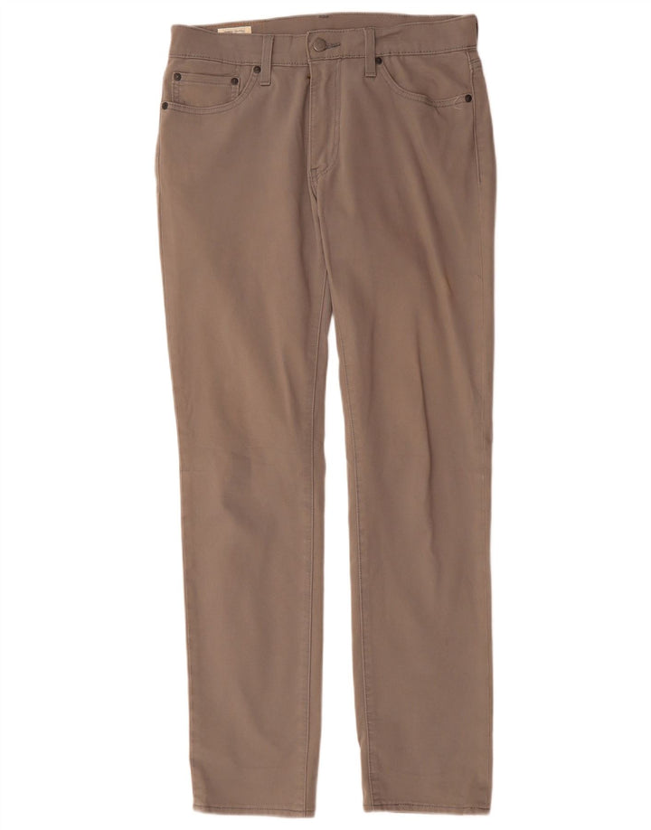 Levi's Mens 511 Slim Casual Trousers W31 L32 Grey Cotton