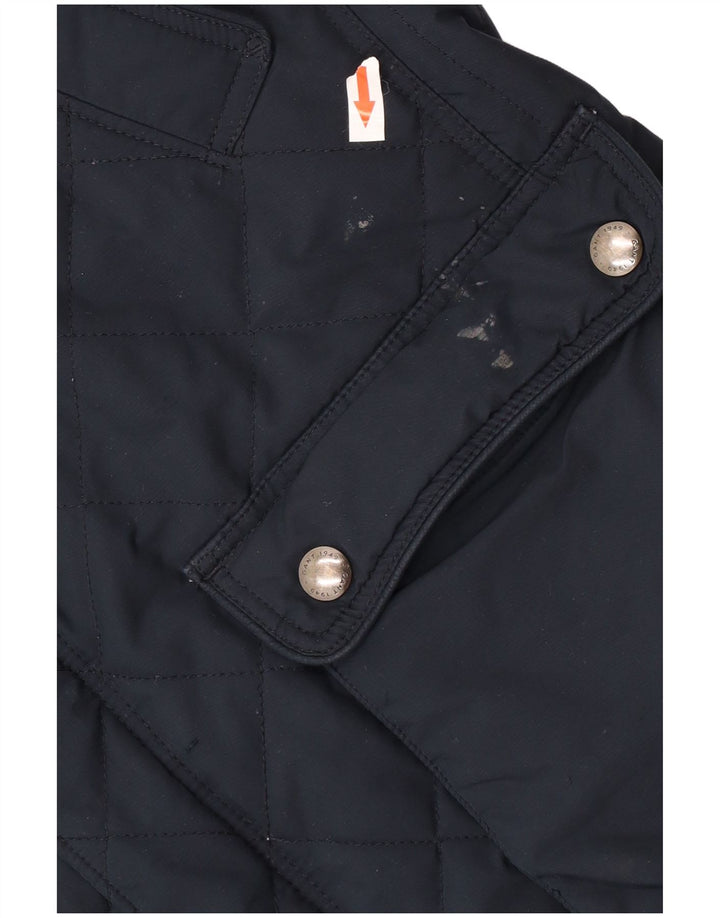 Gant Mens Quilted Jacket UK 40 Large Navy Blue Polyester