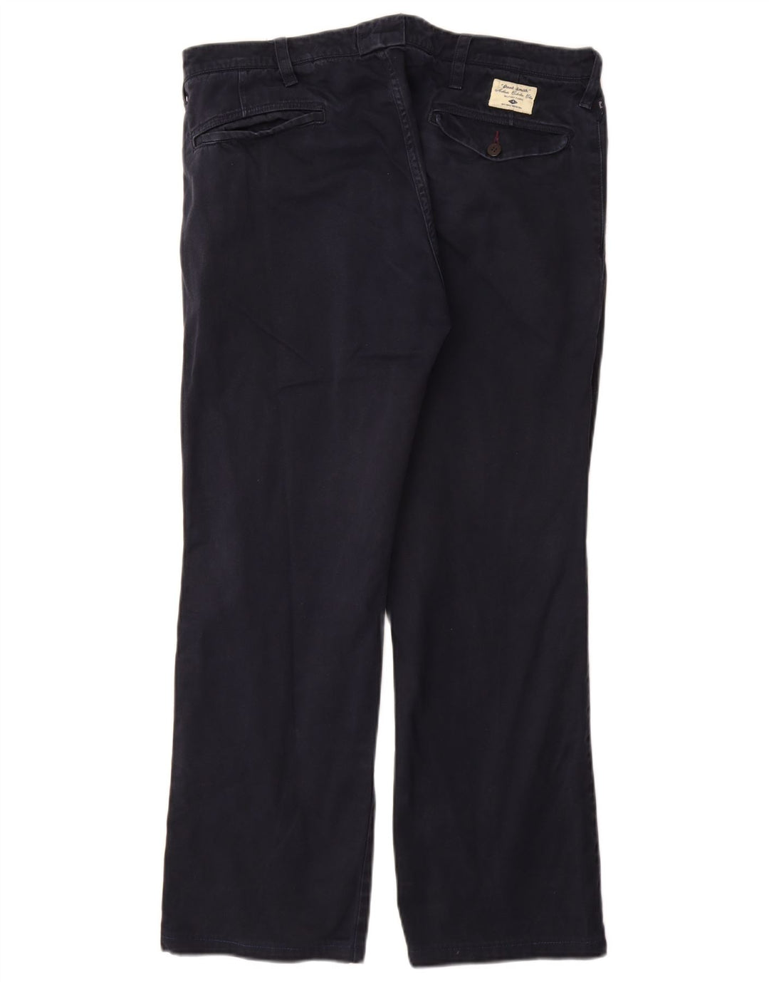PAUL SMITH Mens Straight Chino Trousers W32 L28 Navy Blue Cotton