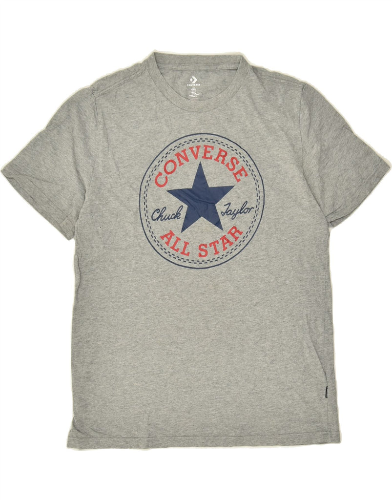 CONVERSE Mens Graphic T-Shirt Top Small Grey Cotton | Vintage Converse | Thrift | Second-Hand Converse | Used Clothing | Messina Hembry 