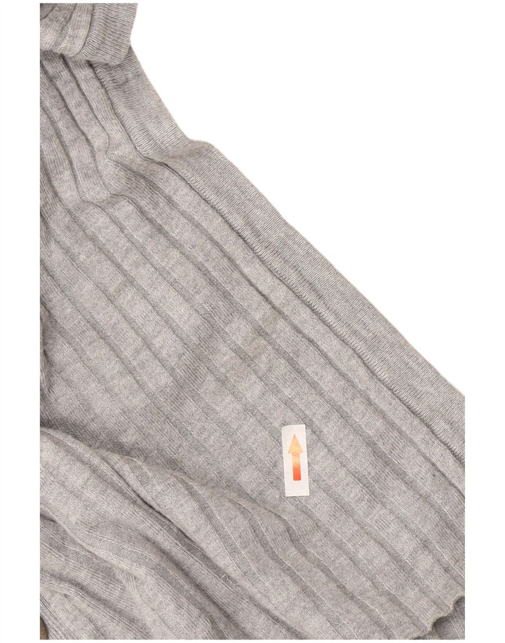 Marks & Spencer Womens Longline Cardigan Sweater UK 14 Medium Grey