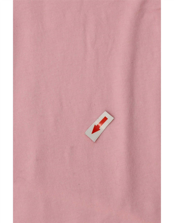 Adidas Womens Graphic Vest Top UK 12 Medium  Pink Cotton