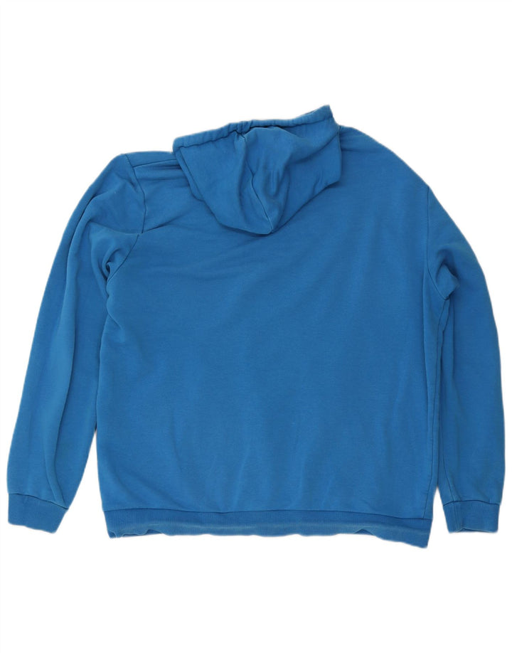 Puma Mens Hoodie Jumper XL Blue Cotton