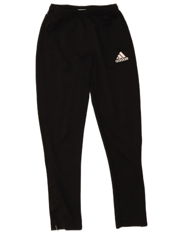 Adidas Boys Climalite Tracksuit Trousers 13-14 Years  Black Polyester