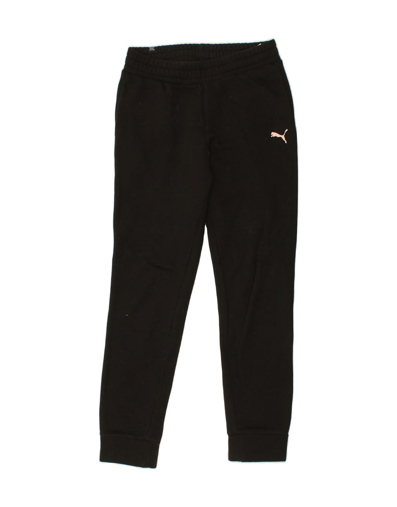 PUMA Womens Tracksuit Trousers Joggers UK 10 Small Black Cotton Vintage Puma and Second-Hand Puma from Messina Hembry 