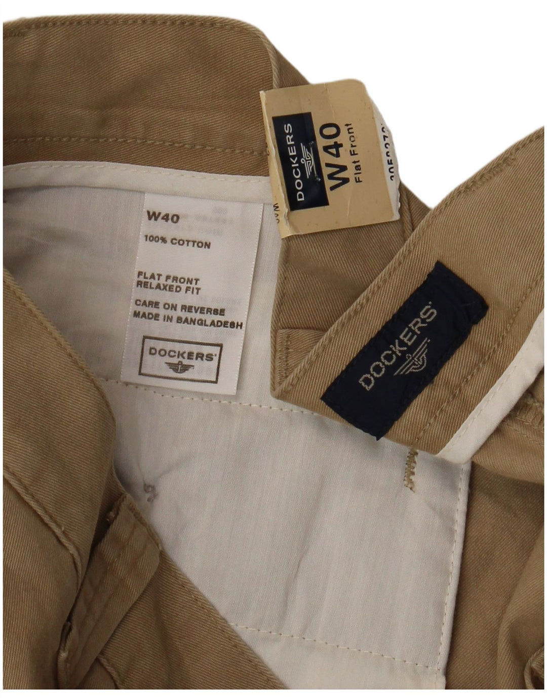 DOCKERS Mens Relaxed Fit Cargo Shorts W40 XL Beige Cotton