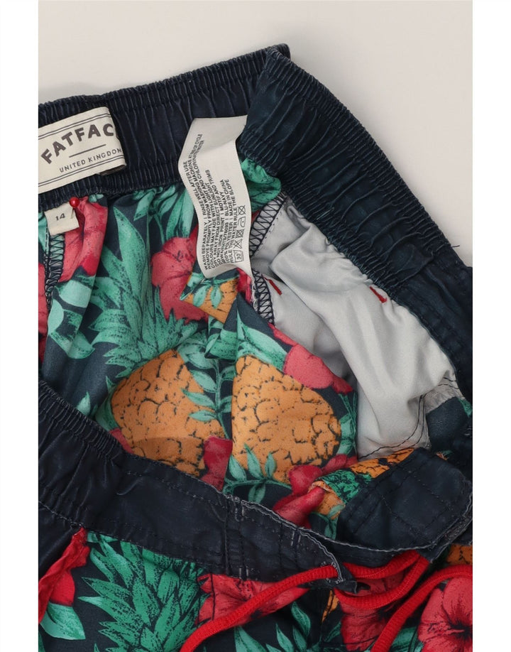 Fat Face Womens Swimming Shorts UK 14 Large Multicoloured Floral Polyester