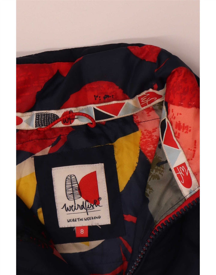Weird Fish Womens Padded Gilet UK 8 Small Navy Blue Polyester