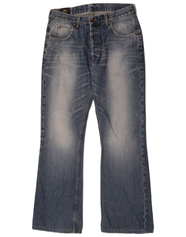 Lee Mens Denver Bootcut Jeans W36 L33 Blue Cotton