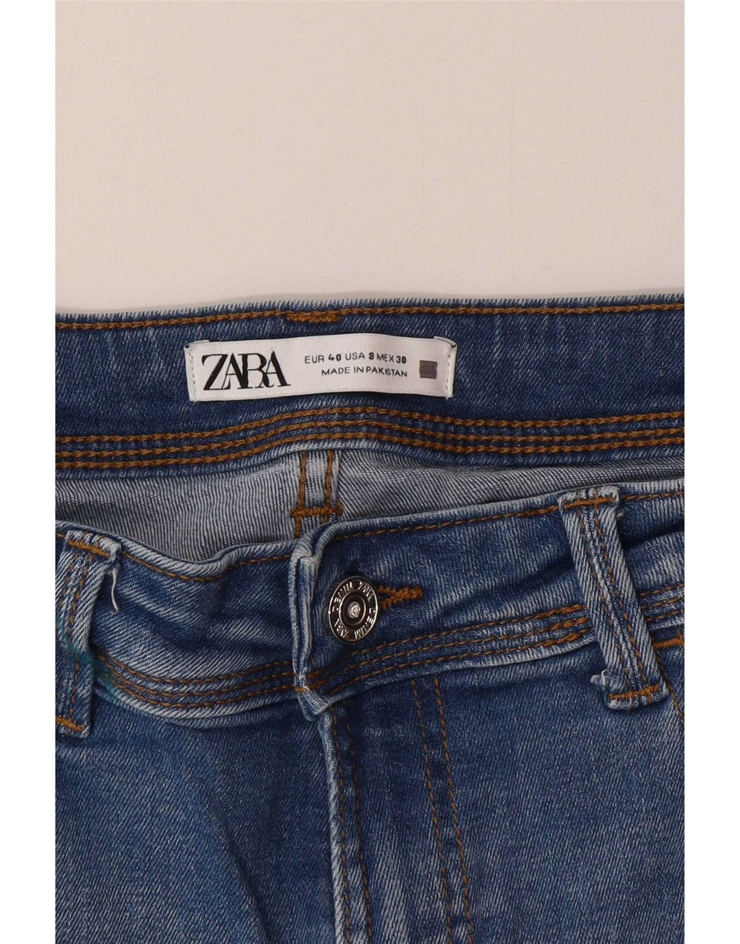 Zara Womens Skinny Jeans EU 40 Medium W30 L28 Blue