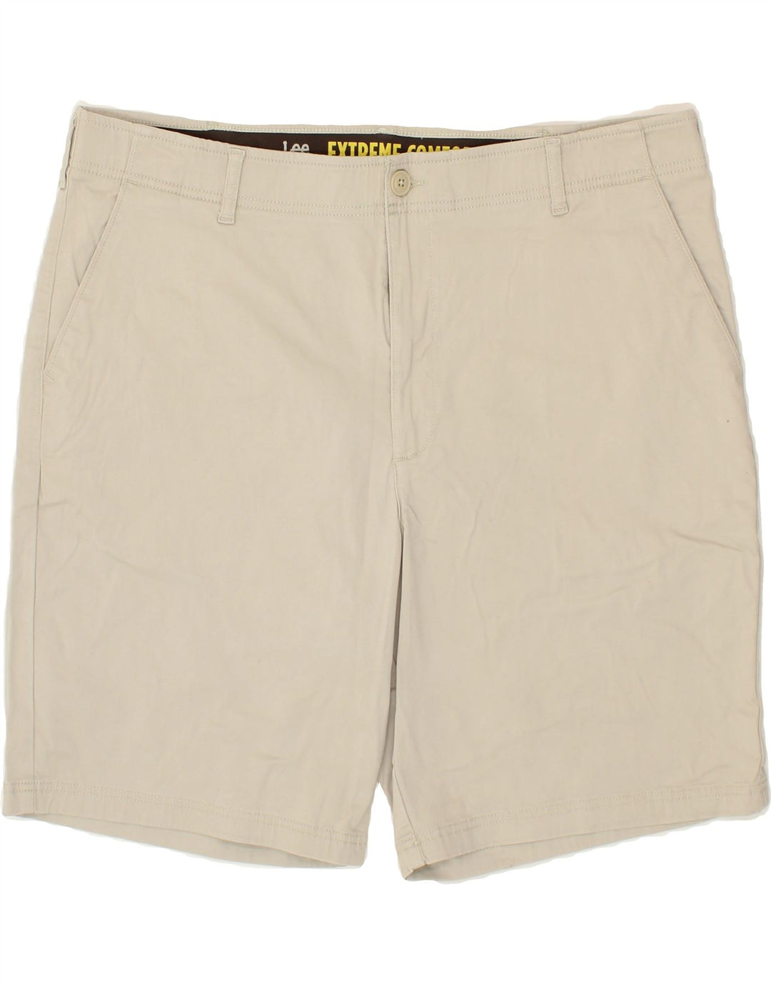 LEE Mens Chino Shorts W42 2XL Beige Cotton Vintage Lee and Second-Hand Lee from Messina Hembry 