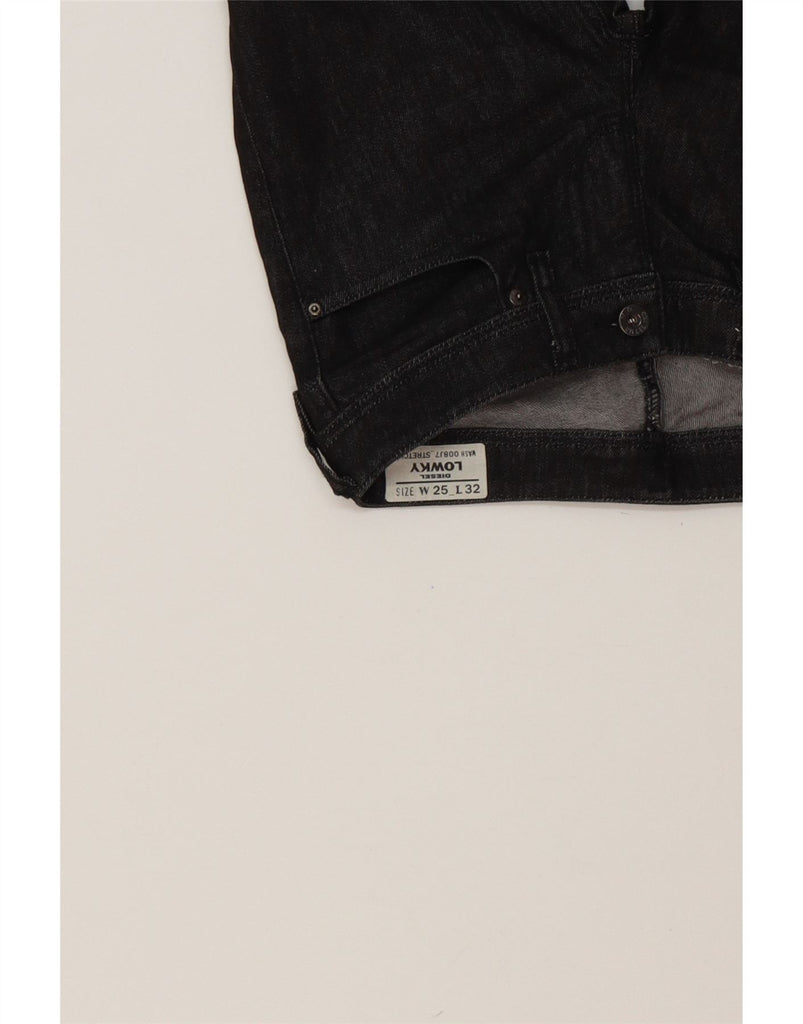 DIESEL Womens Lowky Skinny Jeans W25 L32 Black Cotton Vintage Diesel and Second-Hand Diesel from Messina Hembry 