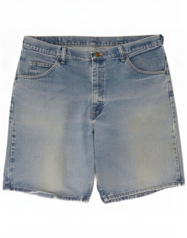 Wrangler Mens Relaxed Fit Denim Shorts Large W36 Blue Cotton
