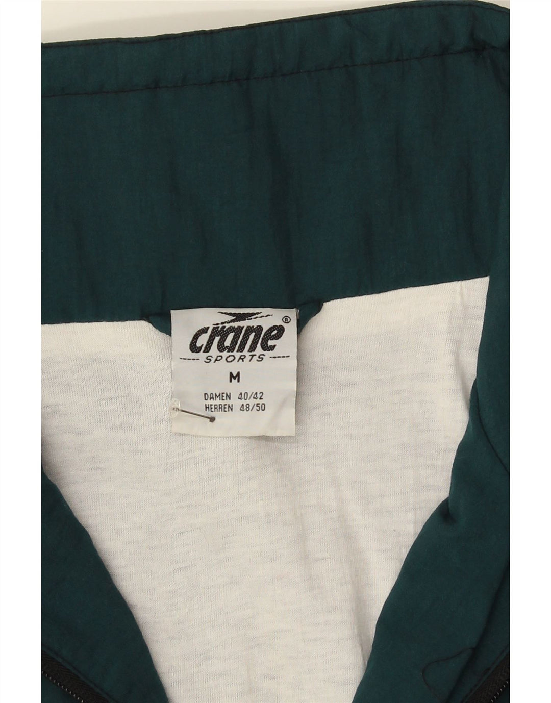 Crane Mens Windbreaker Jacket EU 48/50 Medium Green Colourblock Sports