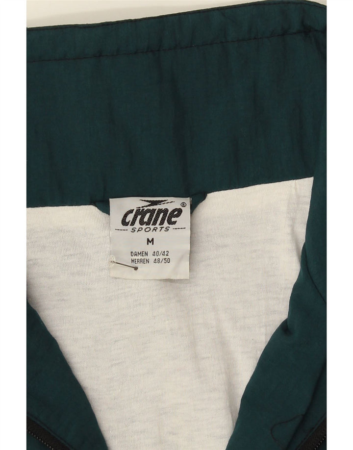 Crane Mens Windbreaker Jacket EU 48/50 Medium Green Colourblock Sports