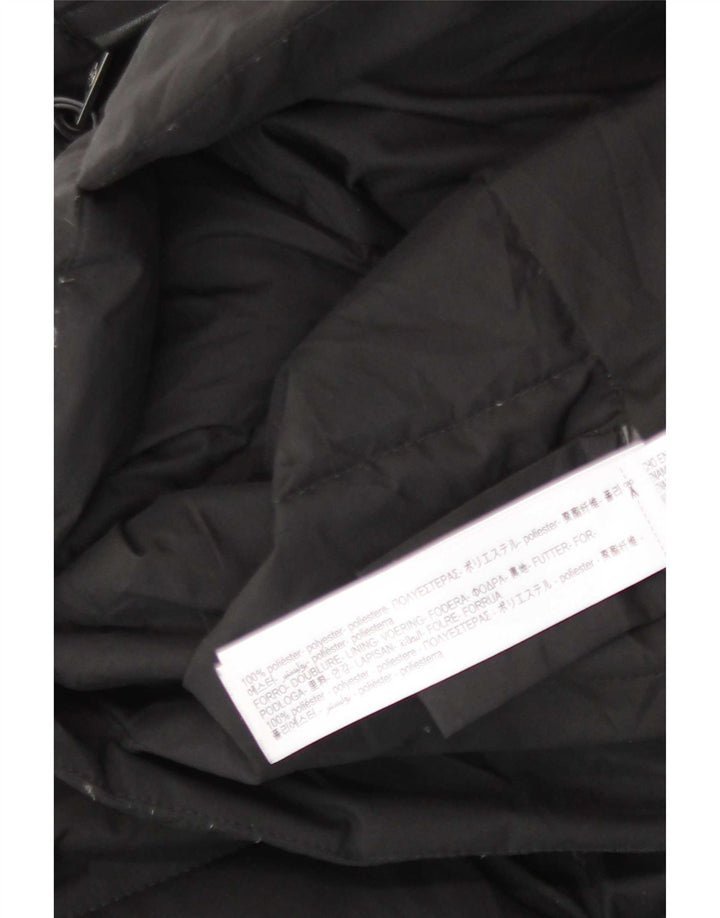 Massimo Dutti Womens Padded Jacket UK 10 Small Black Polyester